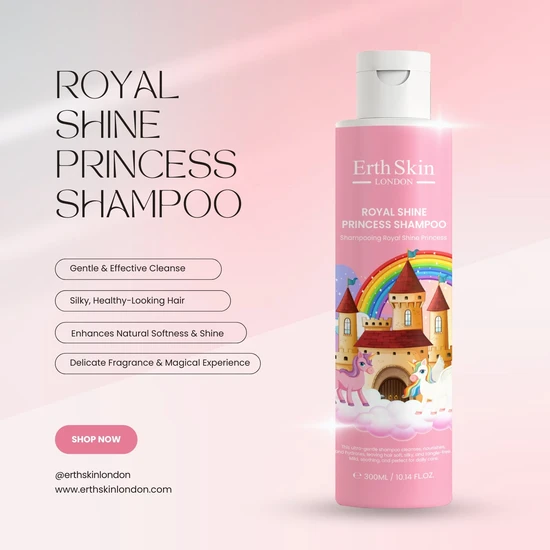 Erth Skin London Royal Shine Princess Shampoo