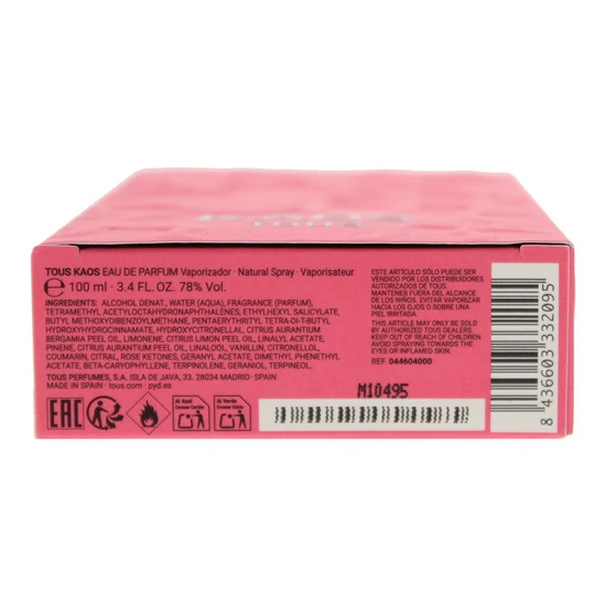 Tous Kaos Eau De Parfum 100ml