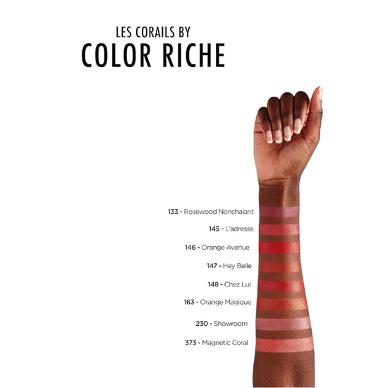 L'Oreal Paris Colour Riche Satin Smooth Lipstick 373 Magnetic Coral