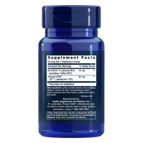 Life Extension Florassist Oral Hygiene Lozenges 30 Lozenges