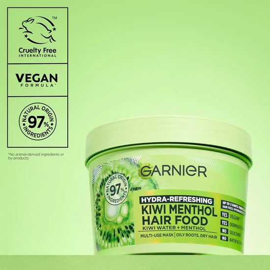 Garnier Hydra Refreshing Kiwi Menthol Hair Food 400ml