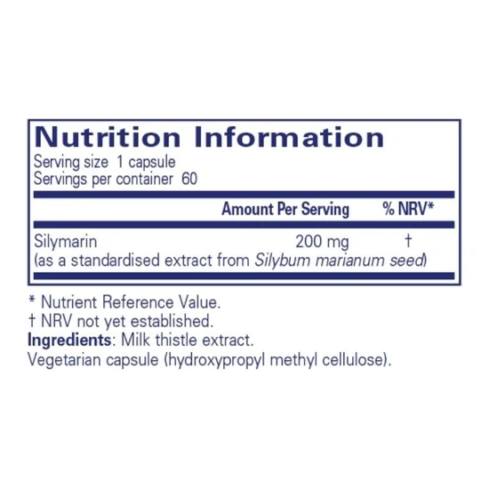 Pure Encapsulations Silymarin Capsules 60 Capsules