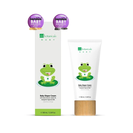 Dr Botanicals Sweet Almond Oil Diaper Cream & Body Milk Kit