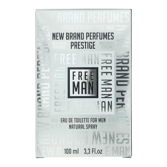 New Brand Free Man Eau De Toilette 100ml