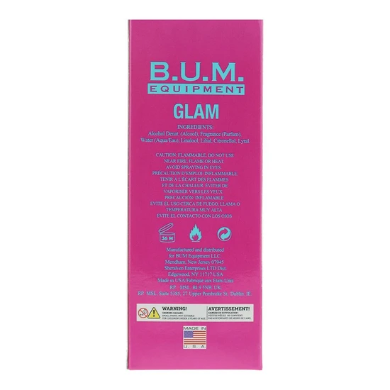 BUM Equipment B.U.M. Equipment Glam Eau De Toilette 100ml