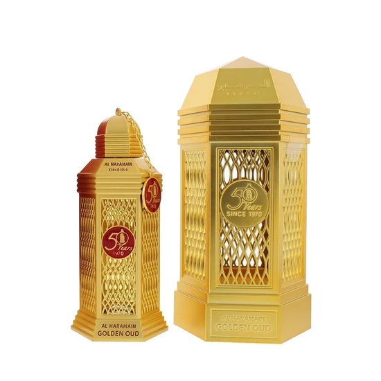 Al Haramain 50 Years Golden Oud Eau De Parfum 100ml