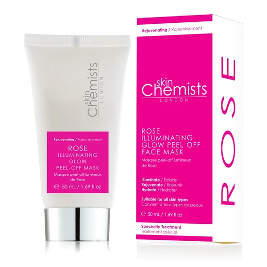 skinChemists Rose Illuminating Glow Peel-Off Mask 50ml
