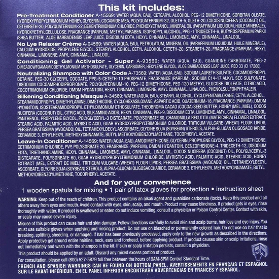 Motions Smooth & Straighten No Lye Relaxer System 1 Application / Super