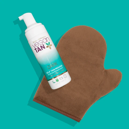 Vegan Tan Dark Self Tan Mousse 150ml