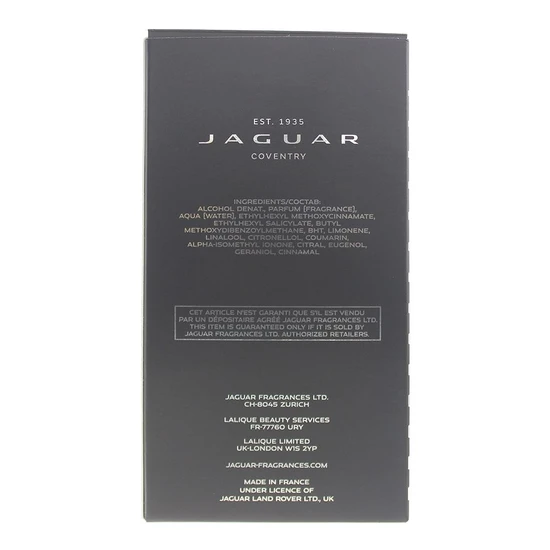Jaguar Era Eau De Toilette 100ml