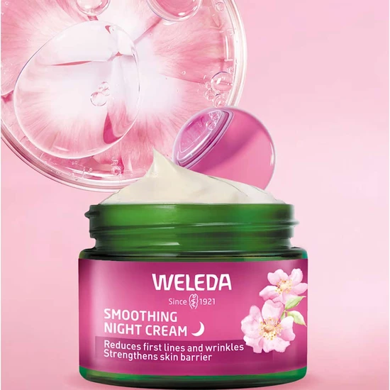 Weleda Smoothing Night Face Cream With Wild Rose & White Tea 40ml