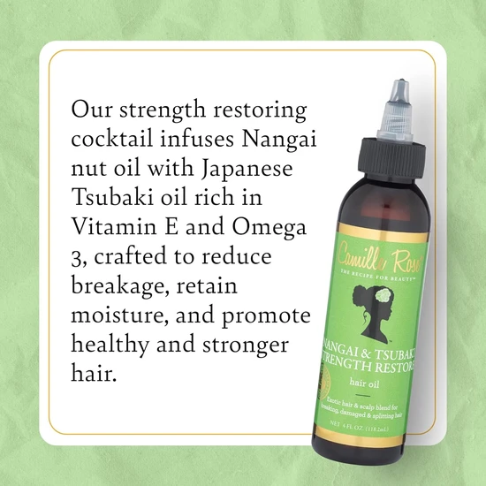Camille Rose Nangai & Tsubaki Strength Restore Hair Oil 118.2ml