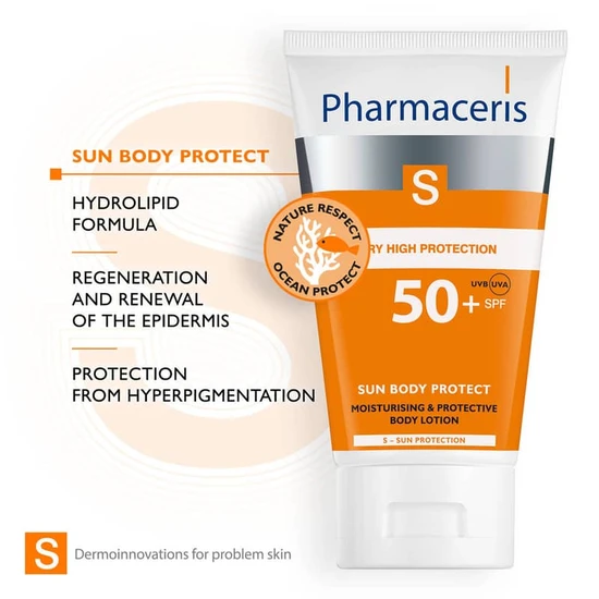 Pharmaceris S Moisturising & Protective Body Lotion SPF 50