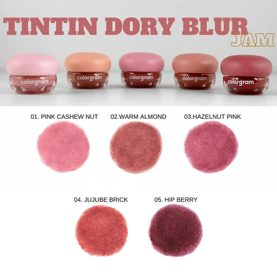 Colorgram Tintin Dory Blur Jam 01 Pink Cashew Nut