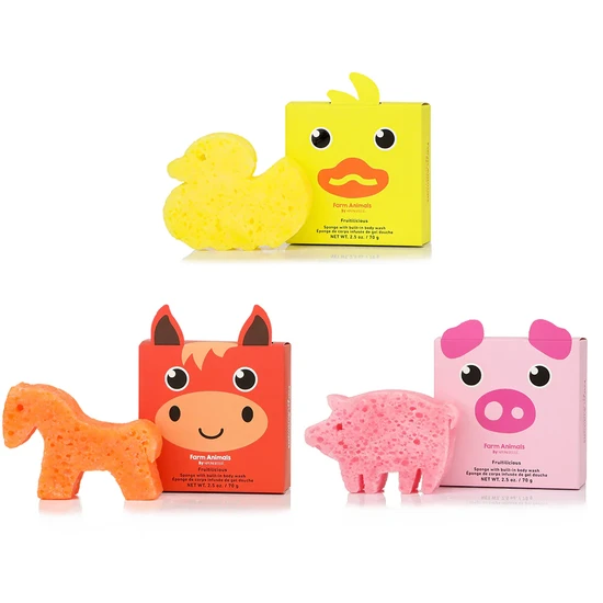 Spongelle Farm Animals Collection Peggy Pig
