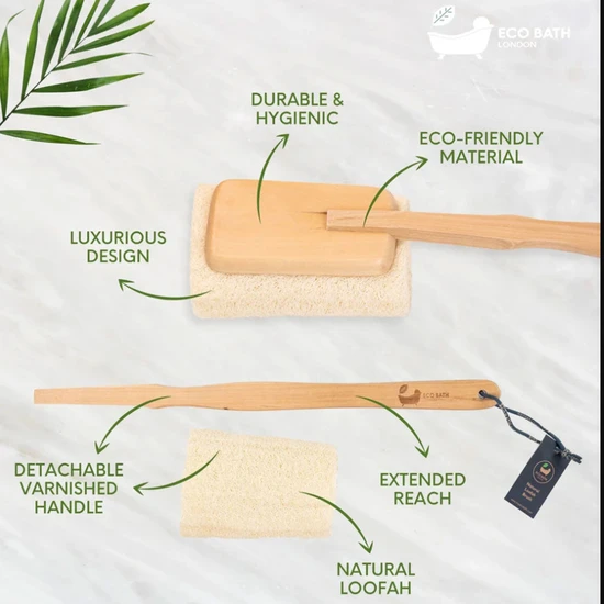 Eco Bath London Natural Loofah Brush