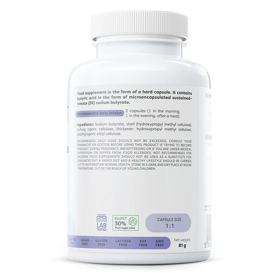 Osavi Sodium Butyrate SR 960mg - 120 Vegan Capsules