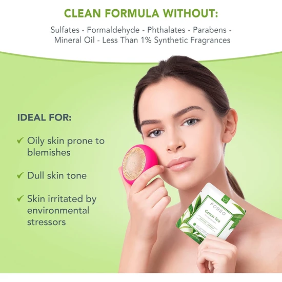 FOREO UFO Green Tea Purifying Face Mask 6 Pack