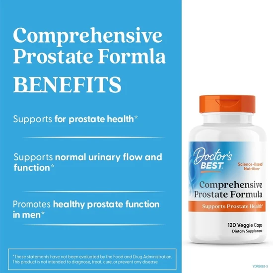 Doctor's Best Comprehensive Prostate Formula With Seleno Excell 120 Vcaps