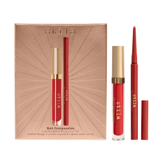 Stila Red Compassion Liquid Lipstick & Lip Liner Gift Set Stila Stay All Day Liquid Lipstick + Lip Liner