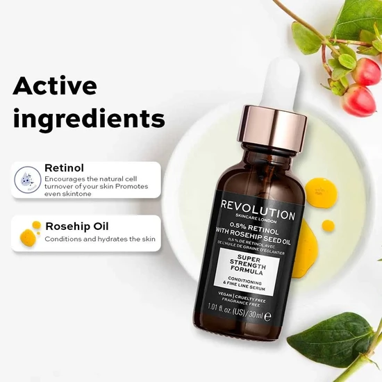 Revolution Retinol With Rosehip Seed Oil 30ml