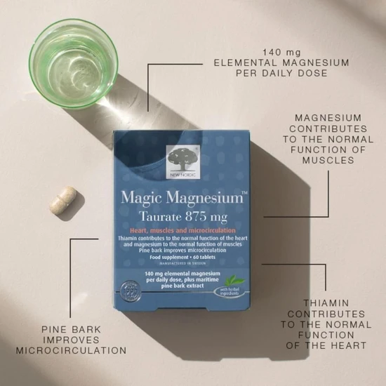 New Nordic Magic Magnesium Taurate Tablets 60 Tablets