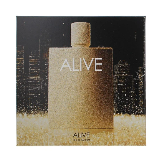 Hugo Boss Alive Eau De Parfum Gift Set Eau De Parfum + Body Lotion