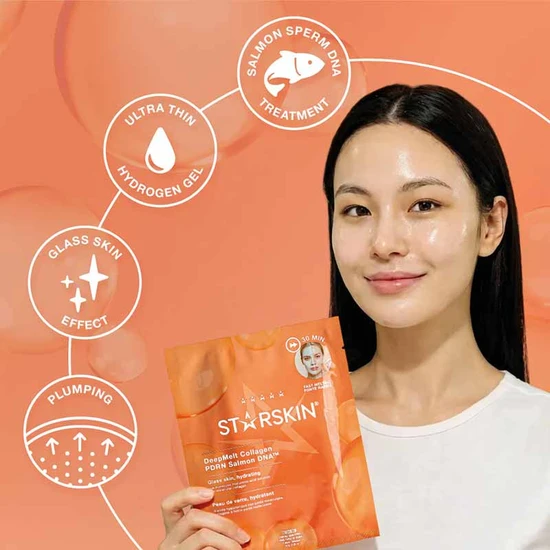 STARSKIN DeepMelt Collagen PDRN Salmon Sperm Face Mask