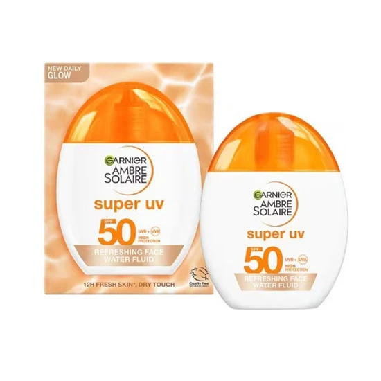 Garnier Ambre Solaire Super UV Refreshing Face Water Tinted Fluid SPF 50 40ml