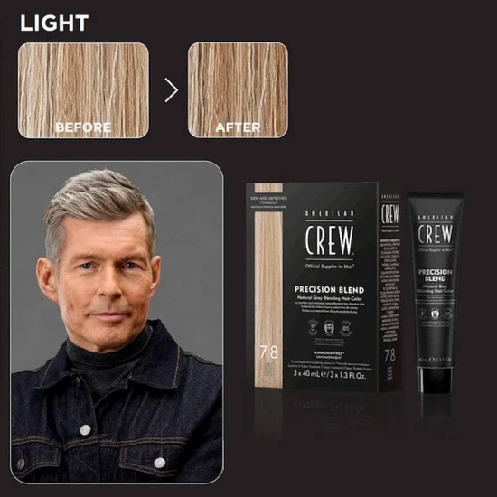 American Crew Precision Blend Hair Colour Set Blend Dark 2/3 3 x40ml