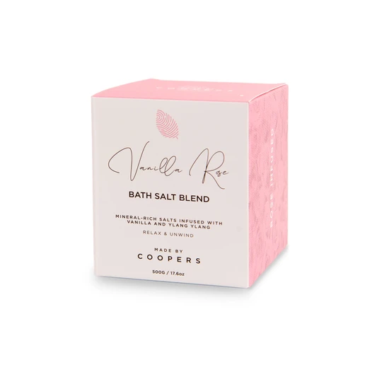 Made By Coopers Vanilla Rose Bath Salt 500g