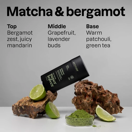 Attitude Super Leaves Men Deodorant Matcha & Bergamot 75g