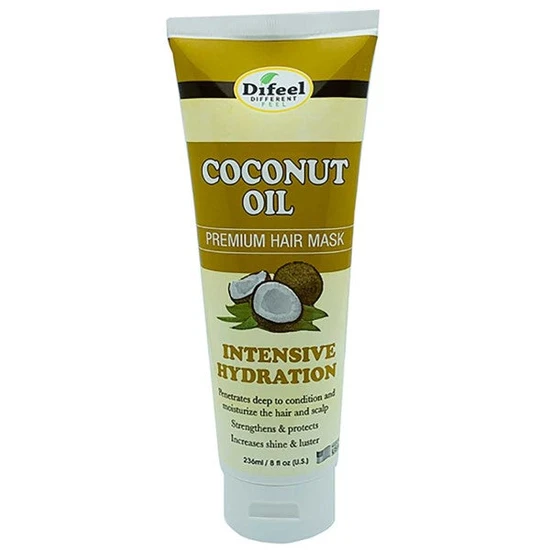 Difeel Intensive Hydration Coconut Oil Premium Hair Mask 236ml