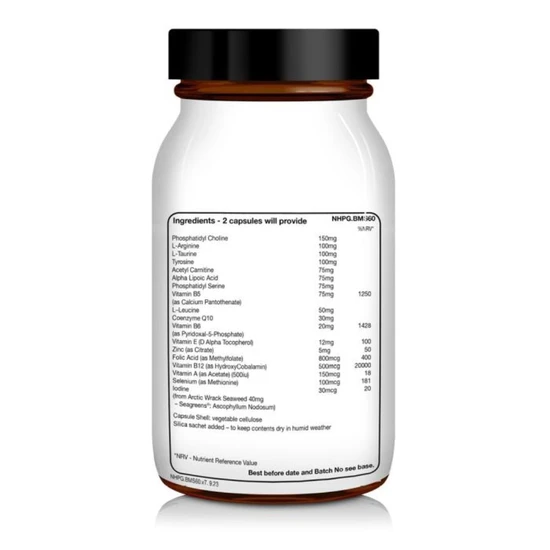 Natural Health Practice NHP Advanced Brain & Memory Capsules 60 Capsules