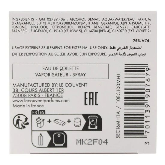 Le Couvent des Minimes Aqua Mahana Eau De Toilette 100ml