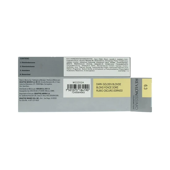 Revlon Revlonissimo Coloursmetique Permanent Creme Gel Colour 6.3 Dark Golden Blonde