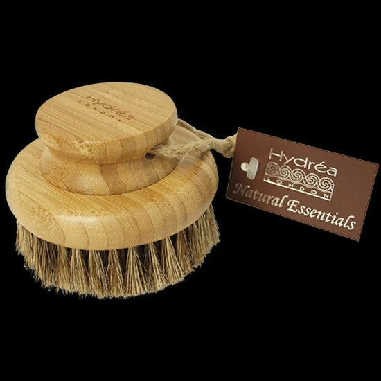 Hydrea London Round Bamboo Body Brush Mane & Cactus Bristles