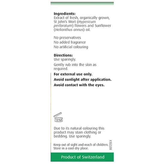 A.Vogel St. Johns Wort Oil 100ml