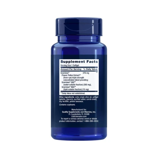 Life Extension ProstaPollen Triple Strength Softgels 30 Softgels