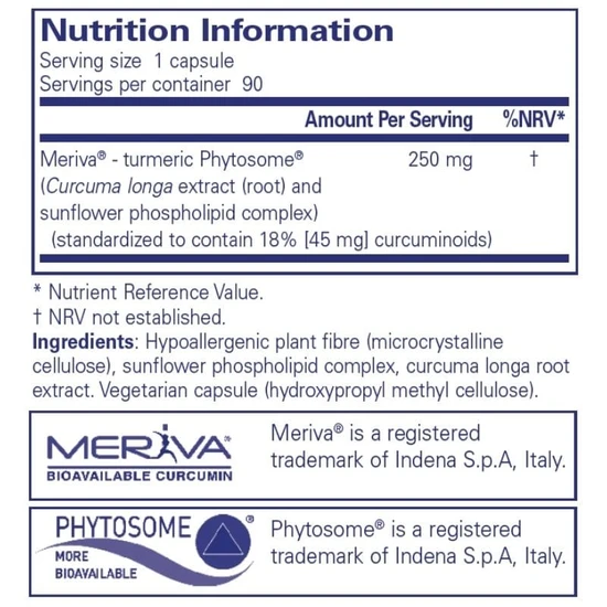 Pure Encapsulations CurcumaSorb Capsules 90 Capsules