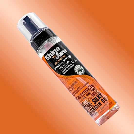 Ampro Shine N Jam Supreme Foam Wrap Mousse With Provitamin B5 236.5ml