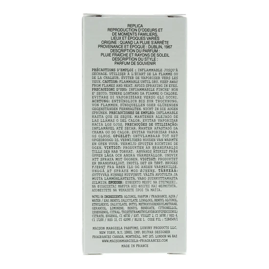 Maison Margiela When The Rain Stops Eau De Toilette 30ml