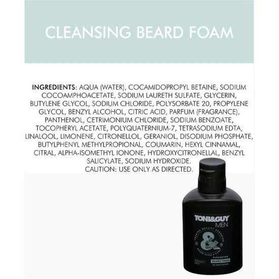 TONI&GUY Men Cleansing Beard Foam 100ml