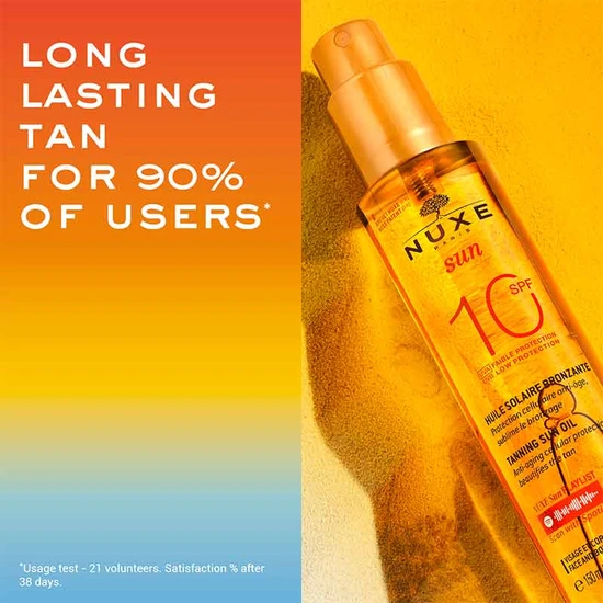 Nuxe Sun Tanning Oil For Face & Body SPF 10 150ml