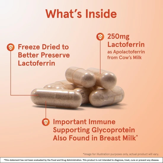 Jarrow Formulas Lactoferrin 250mg Caps 60