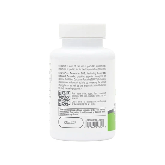 Nature's Plus PRO Curcumin Longvida 500mg Capsules 60 Capsules
