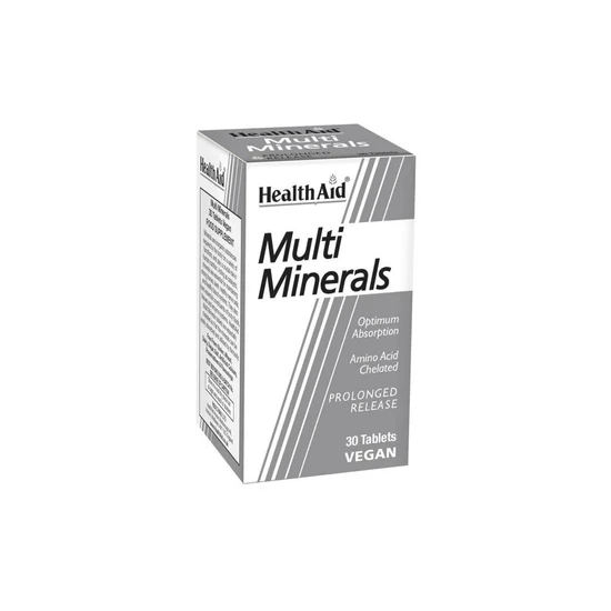 Health Aid Multi Minerals Prolonged Release Tablets 30 Tablets