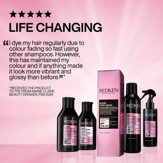 Redken Acidic Colour Gloss Sulphate-Free Shampoo & Acidic Colour Gloss Conditioner Duo 2 x 500ml