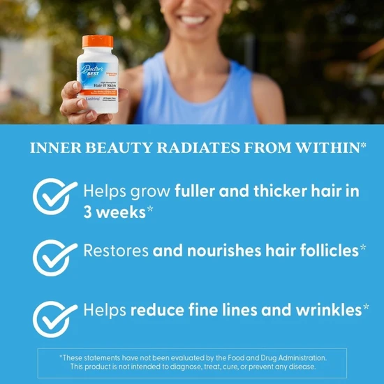 Doctor's Best High Absorption Hair & Skin Complex 60 Capsules