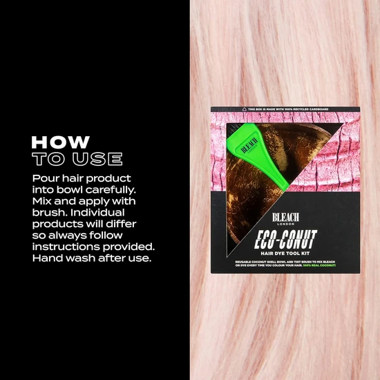 BLEACH LONDON Eco-Conut Hair Dye Tool Kit
